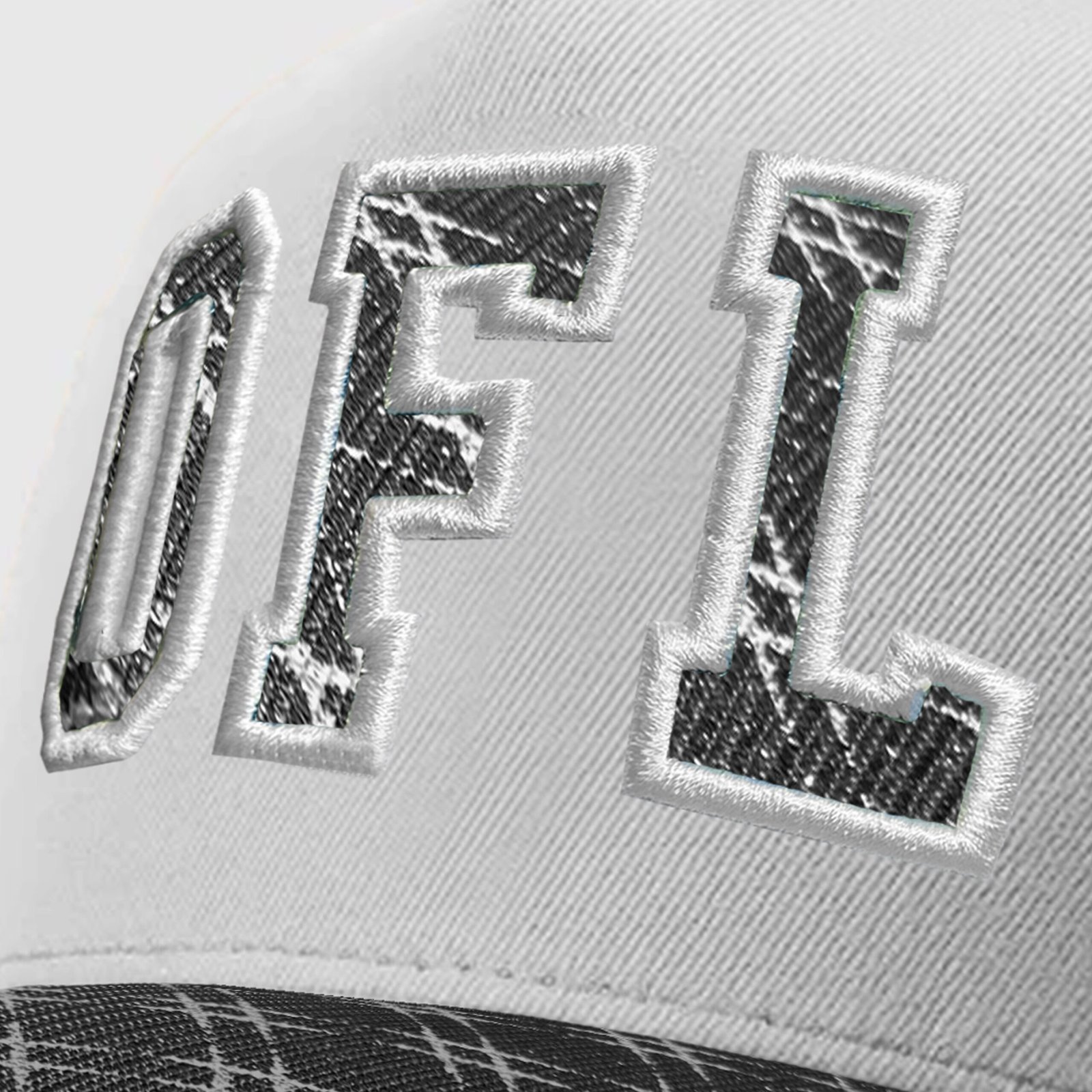  Boné Snapback Ofl Vintage Black White