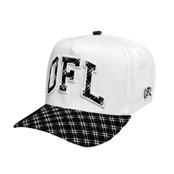  Boné Snapback Ofl Vintage Black White
