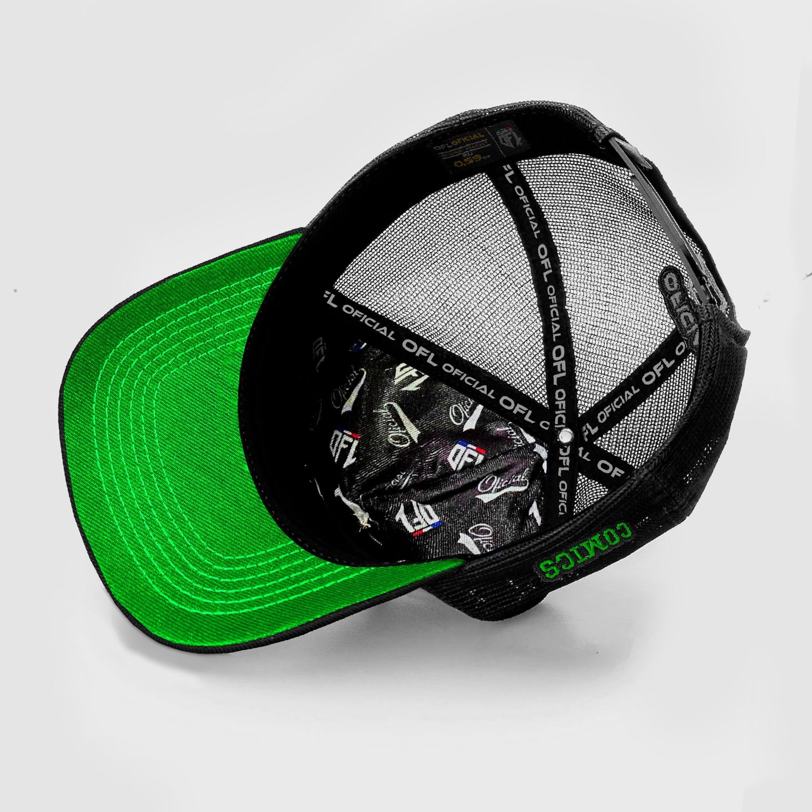 Boné Trucker Ofl Eustácio Preto