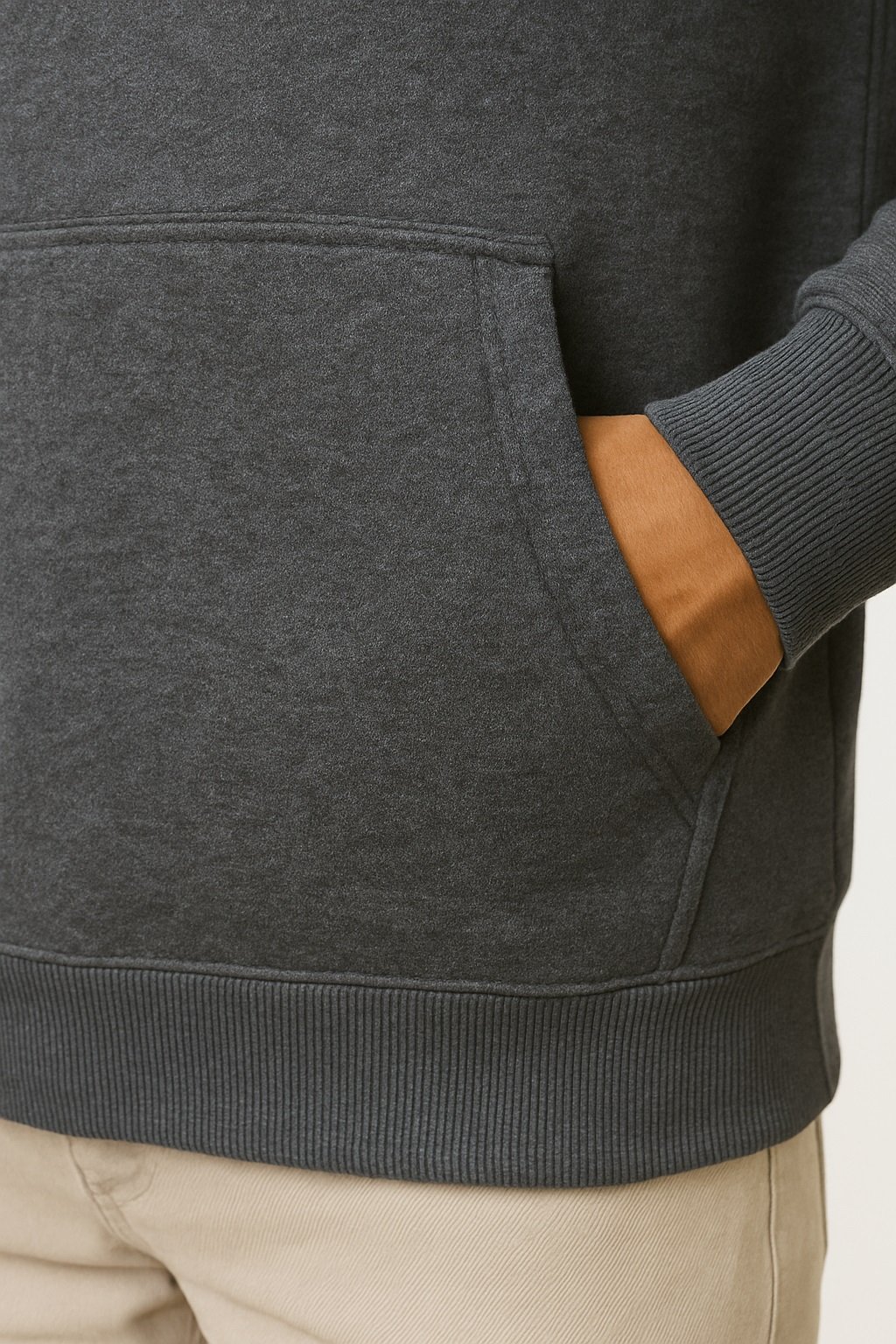Blusa Moletom Canguru Masculina Skate Poliester