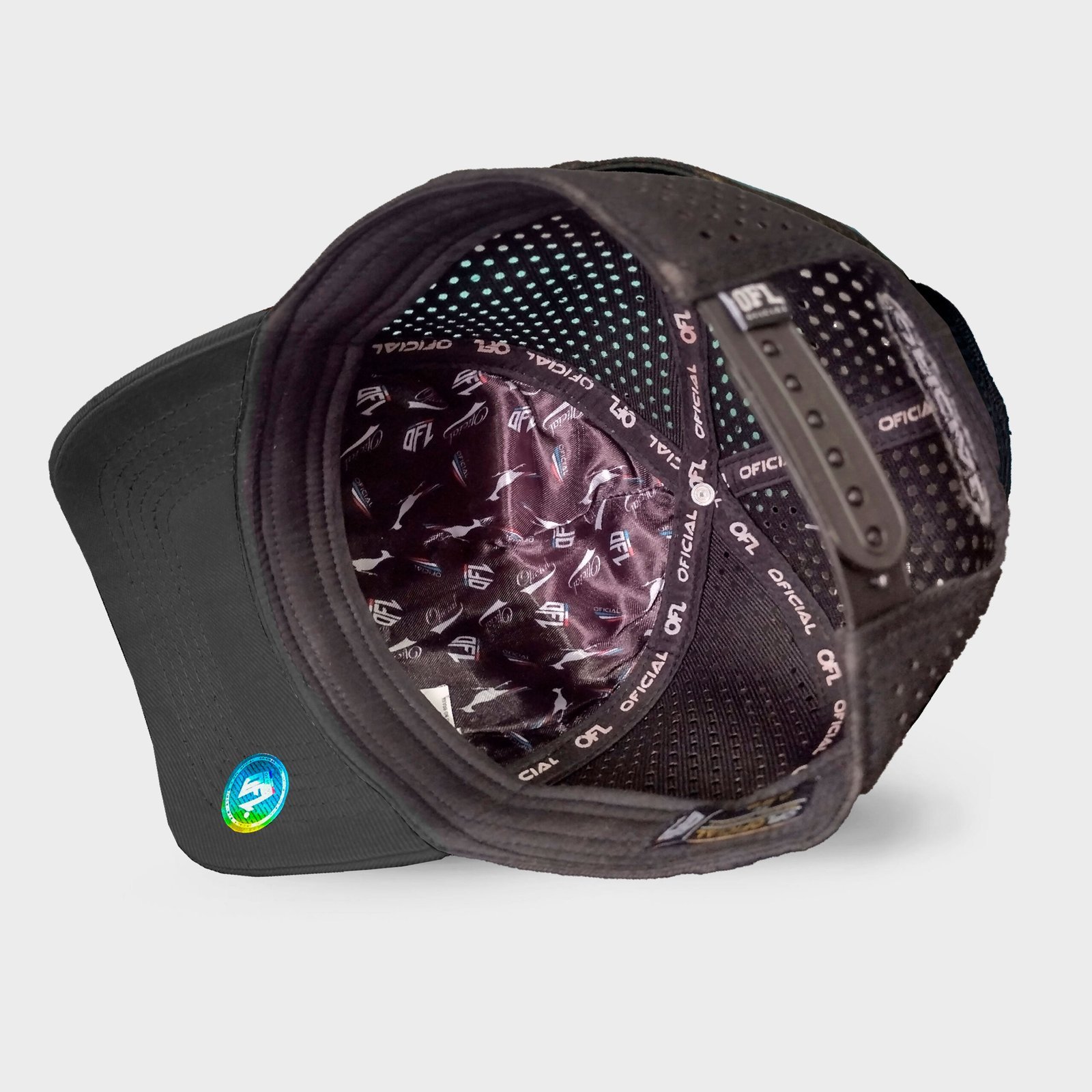 Boné Aeroflex Just Love OFL Black red