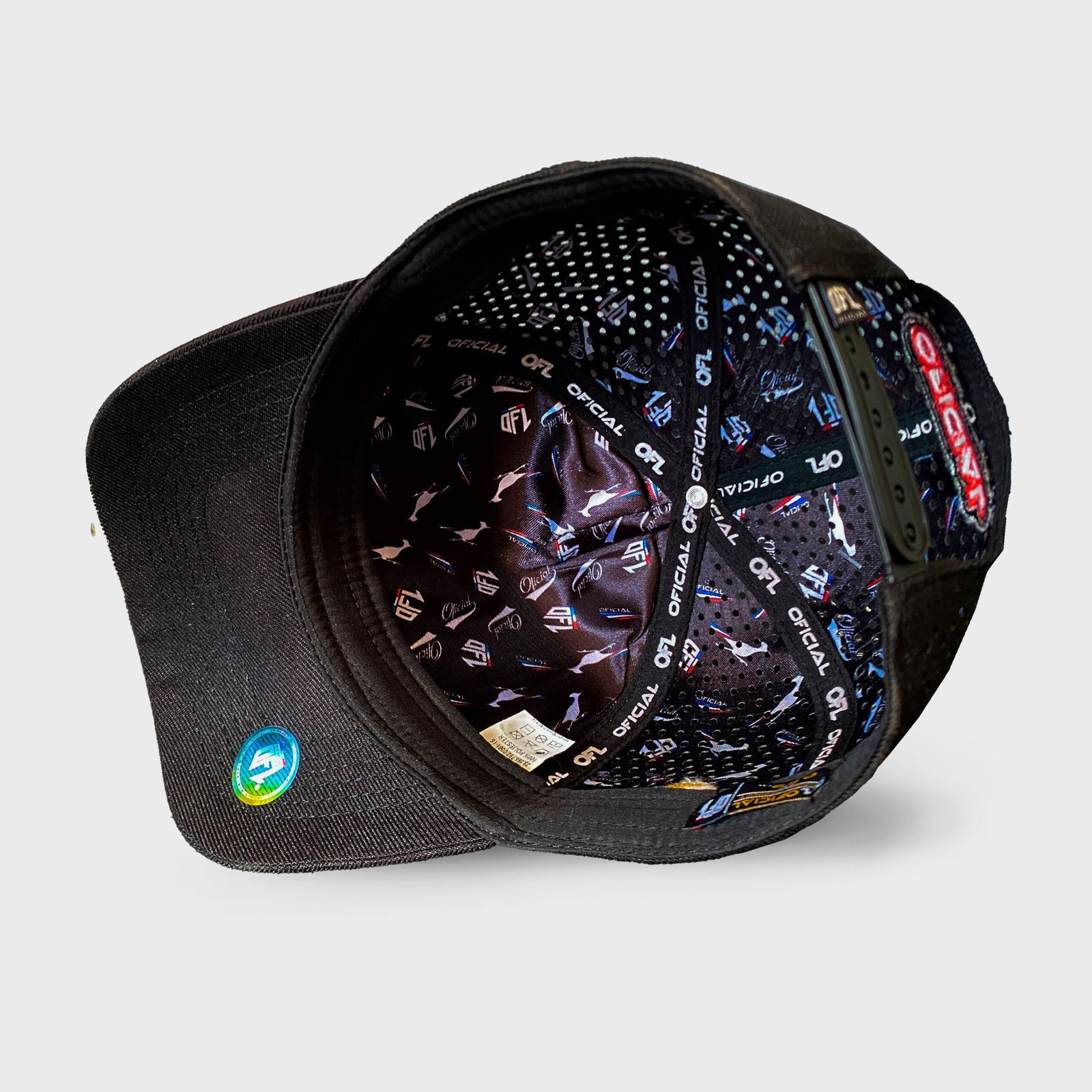 Boné Aeroflex OFL 4 Mário Bros Preto