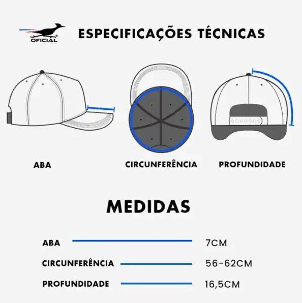 Boné Aeroflex OFL Aparecida Branco