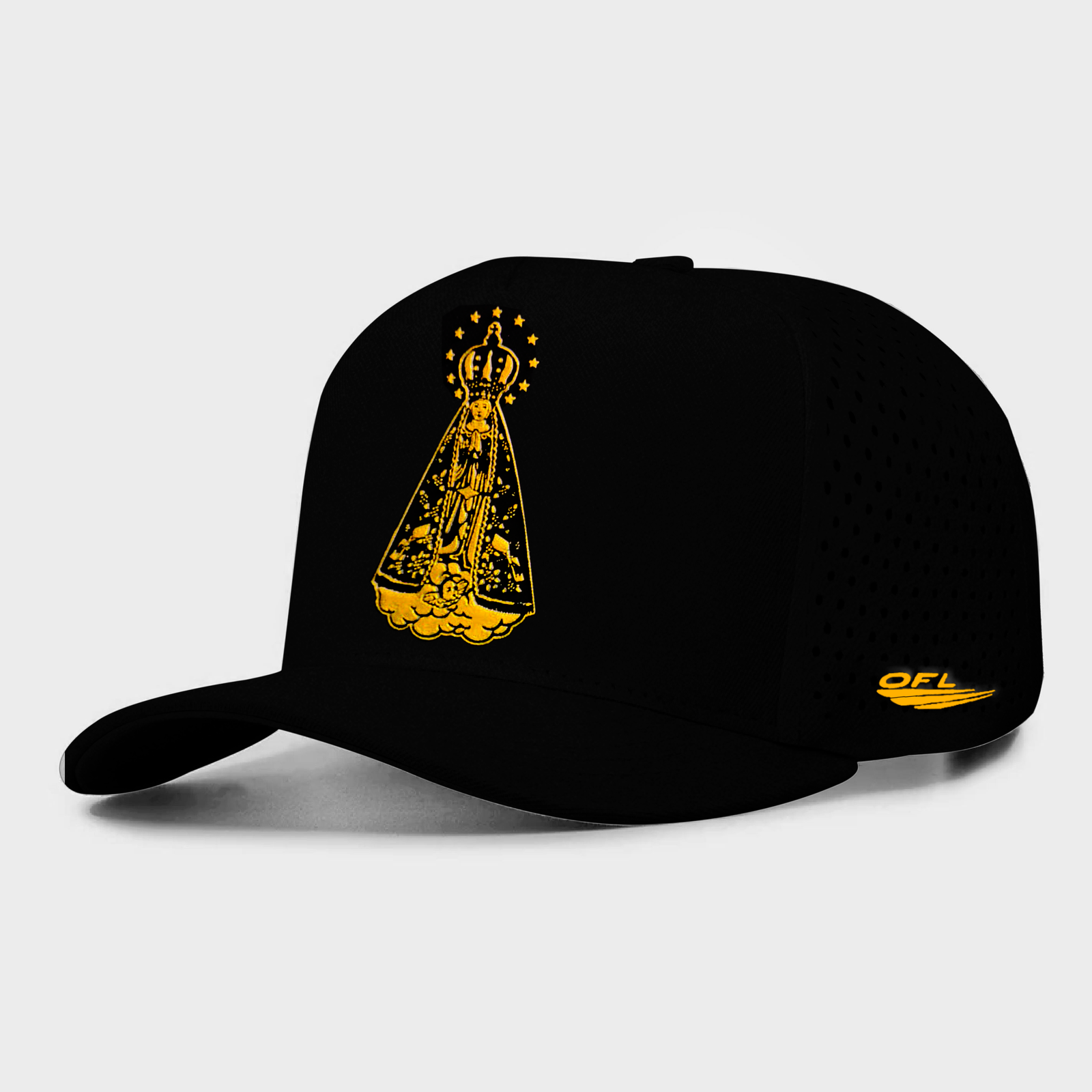 Boné Aeroflex OFL Aparecida Preto Camurça