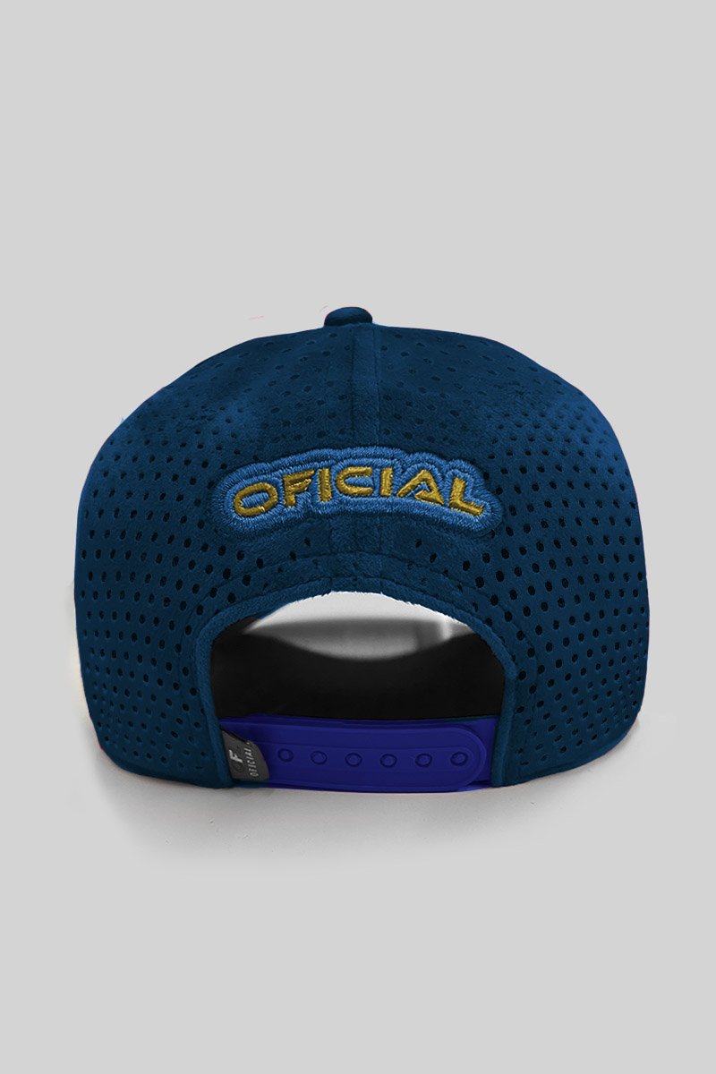Boné Aeroflex OFL Aparecida Veludo Azul