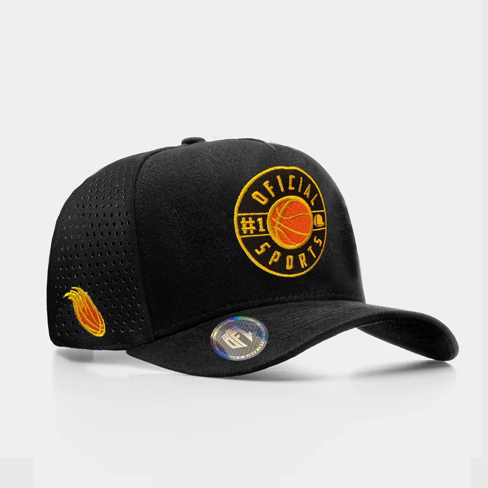 Boné Aerofléx OFL Basketball Preto