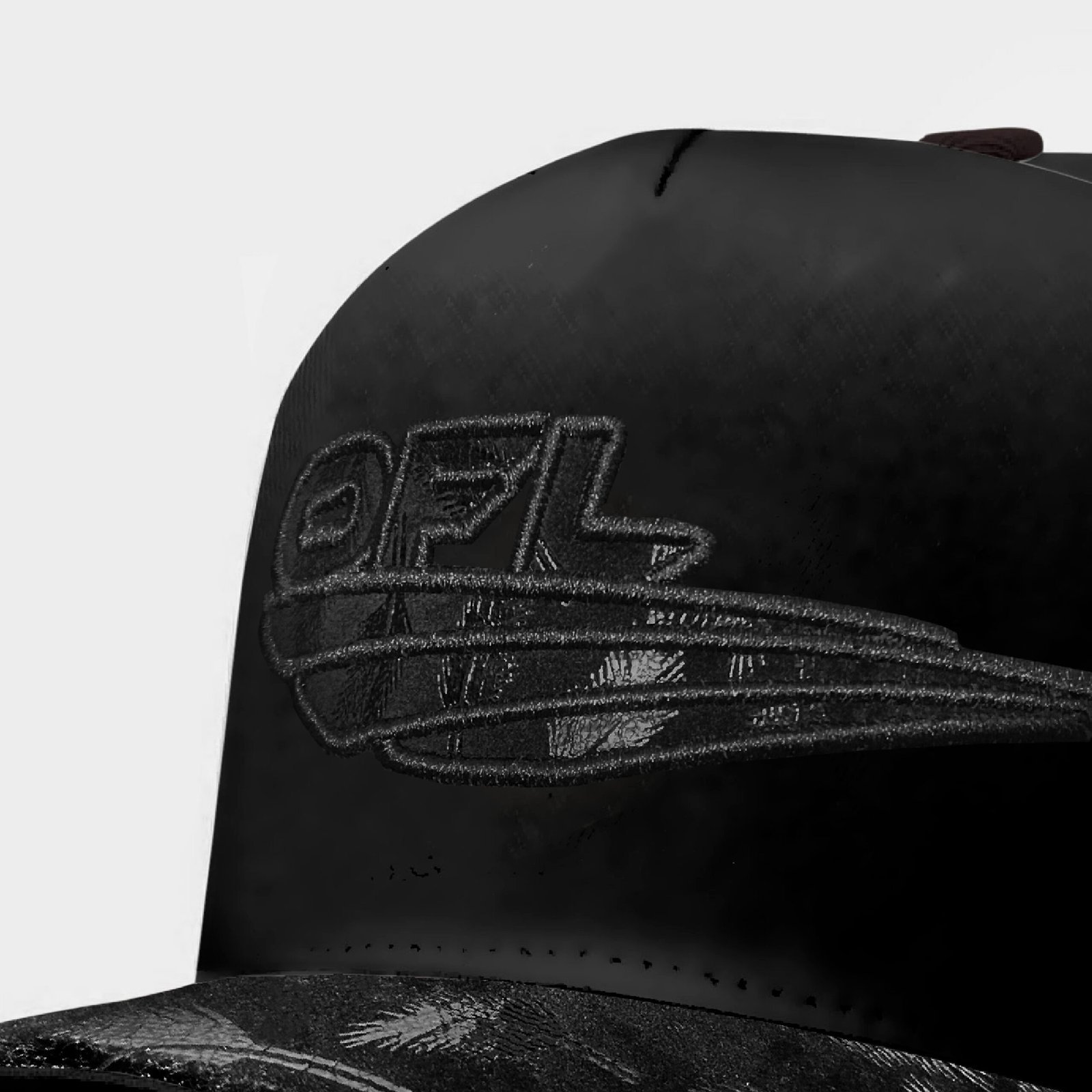 Boné Aeroflex OFL Black Vintage Feather