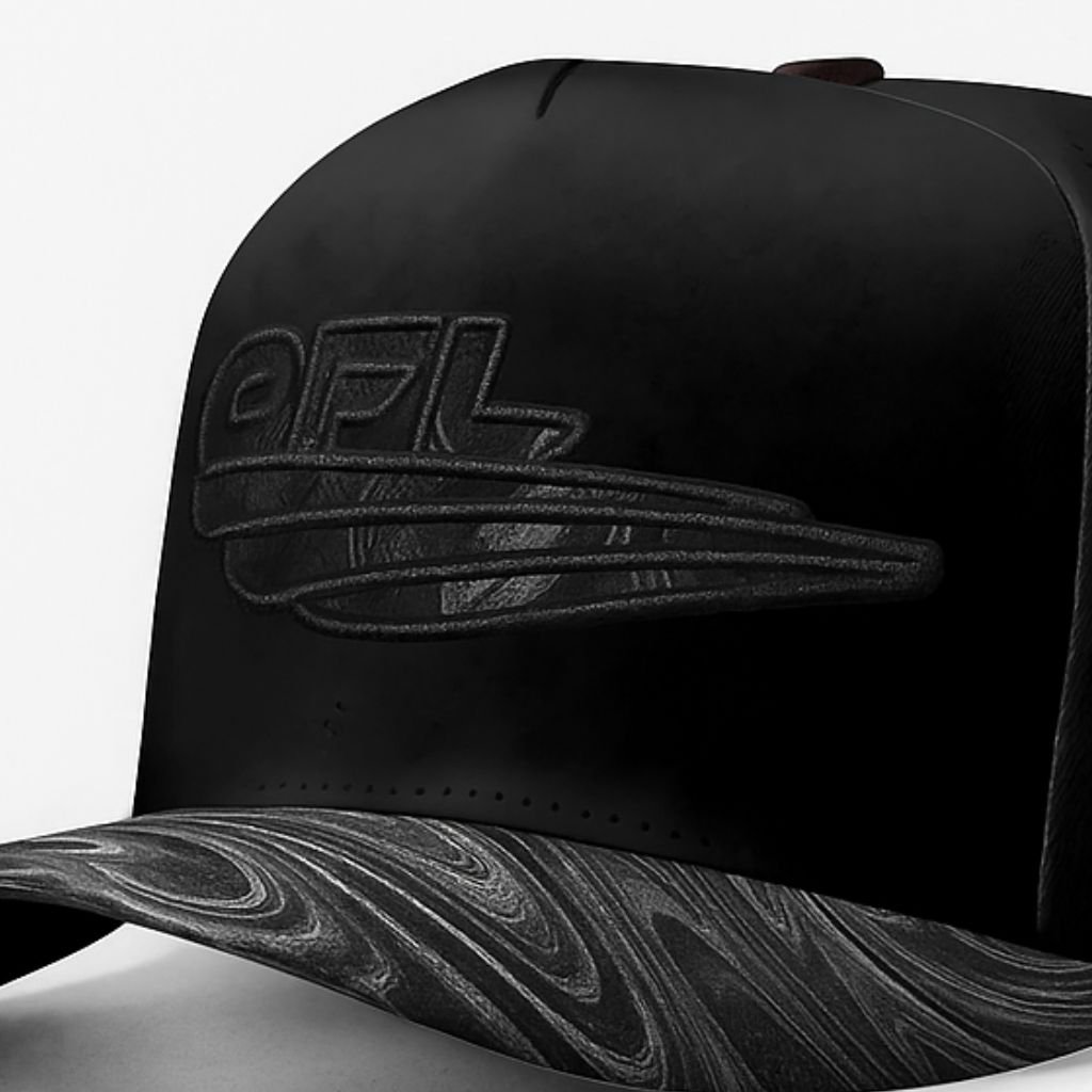 Boné Aeroflex OFL Black Vintage Feather