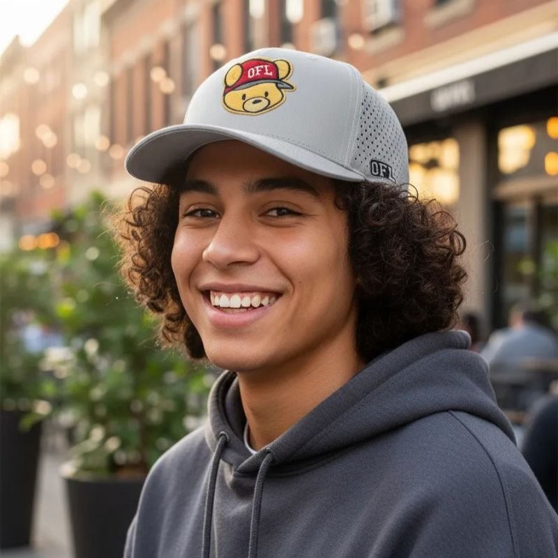 Boné Aeroflex OFL Cartoon Little Bear White