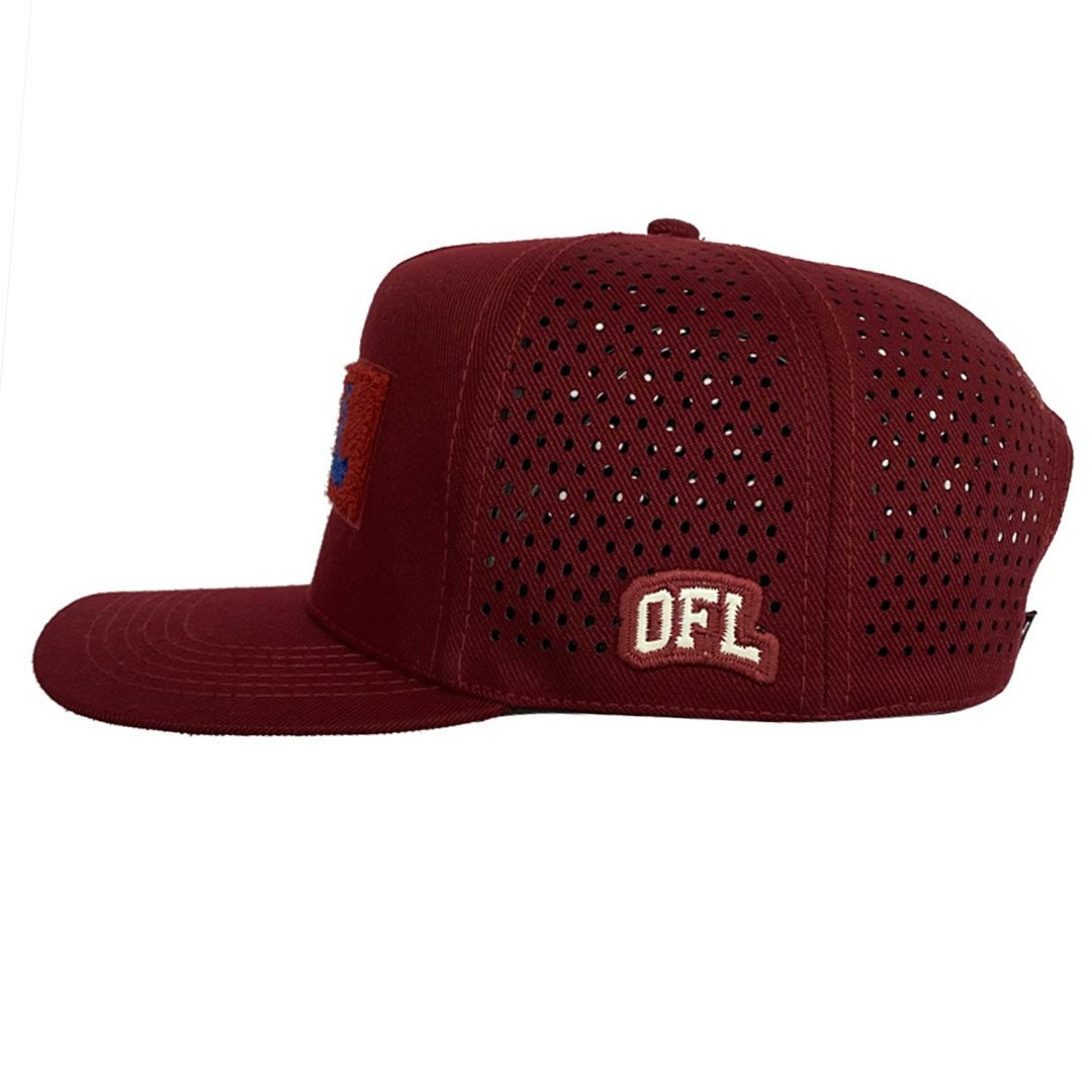 Boné Aeroflex OFL Chenille Bordô