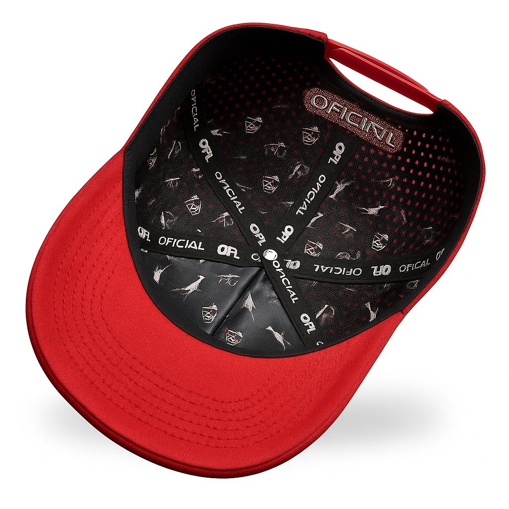 Boné Aeroflex OFL Deus é bom o tempo todo RED