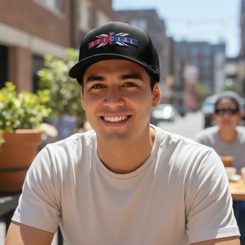 Boné Aeroflex OFL England Flame Black