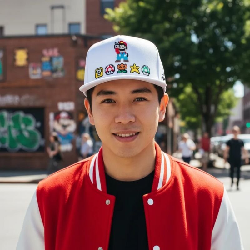 Boné Aeroflex OFL Mario Bros