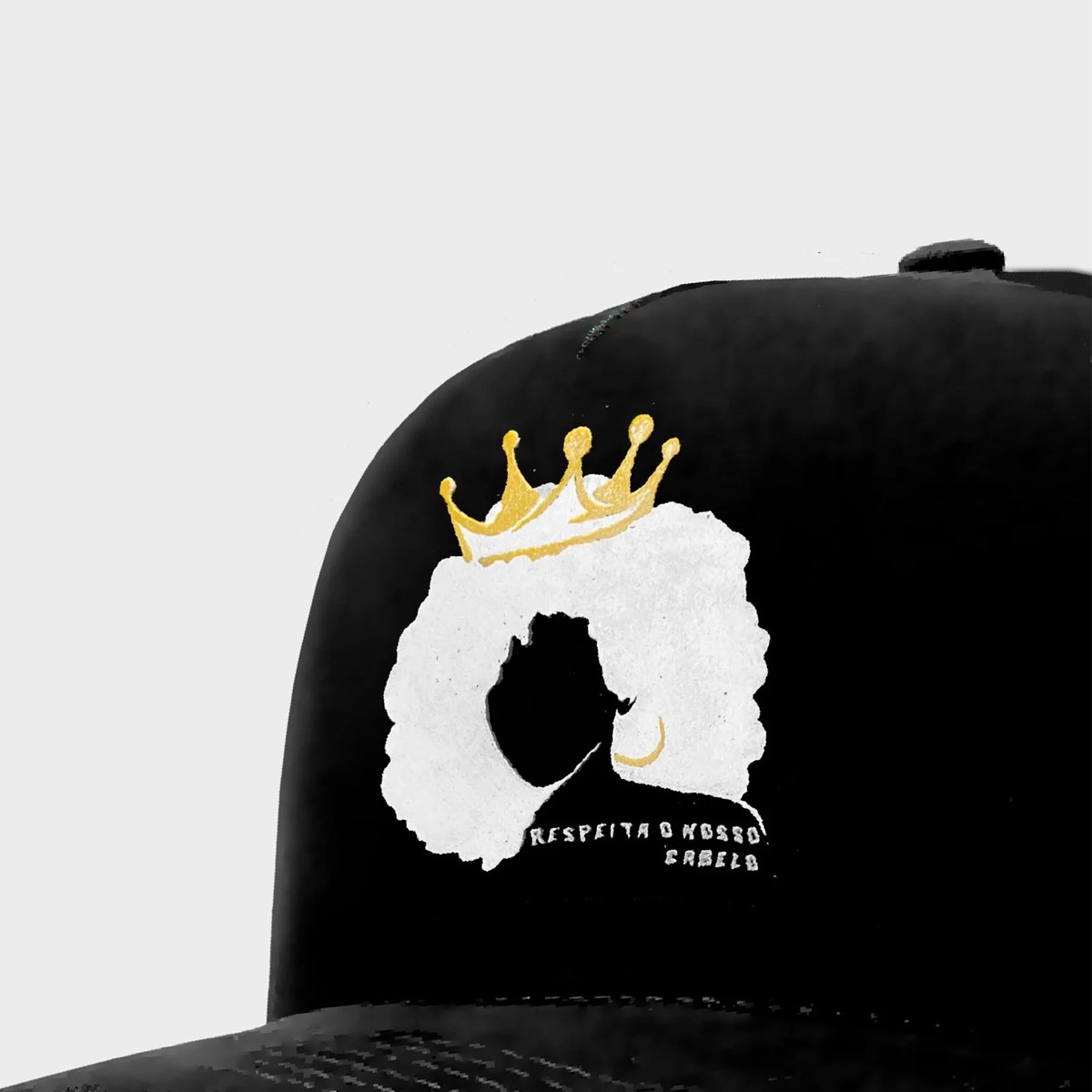 Boné Afro DQ Nobuck Respeita nosso Cabelo