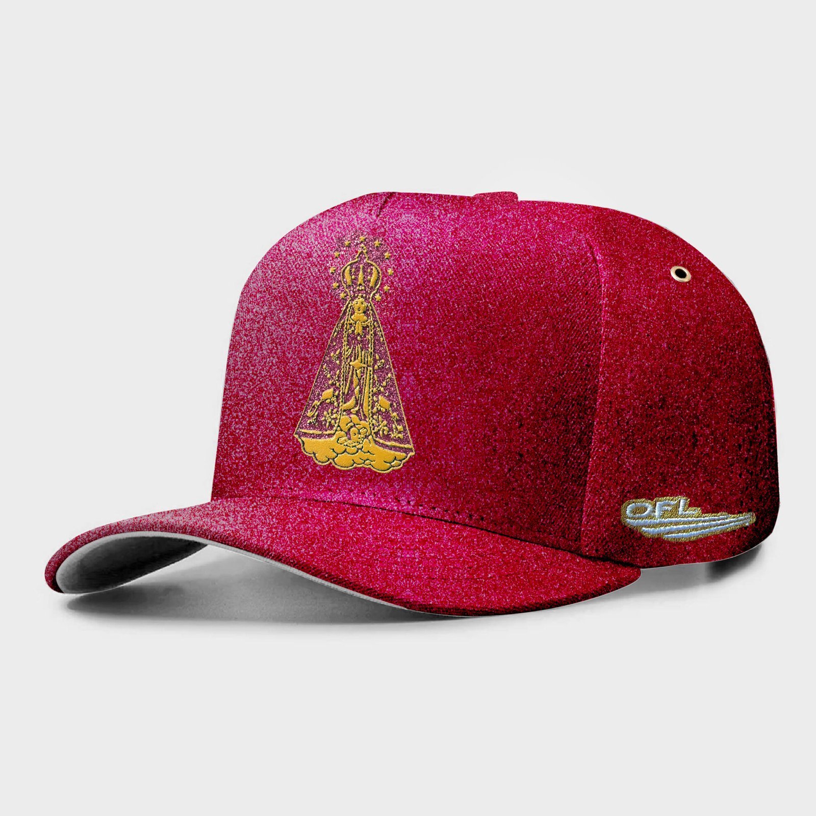 Boné Americano OFL Aparecida Glitter