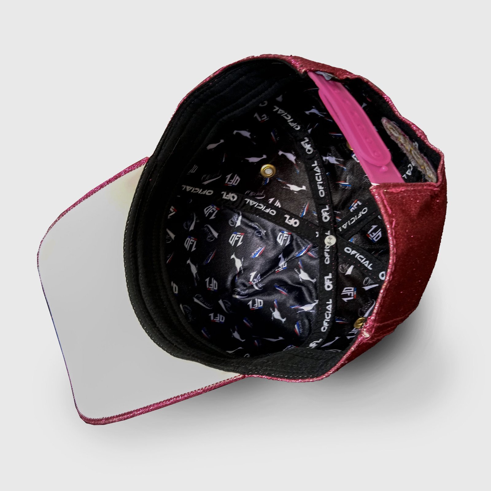 Boné Americano OFL Aparecida Glitter