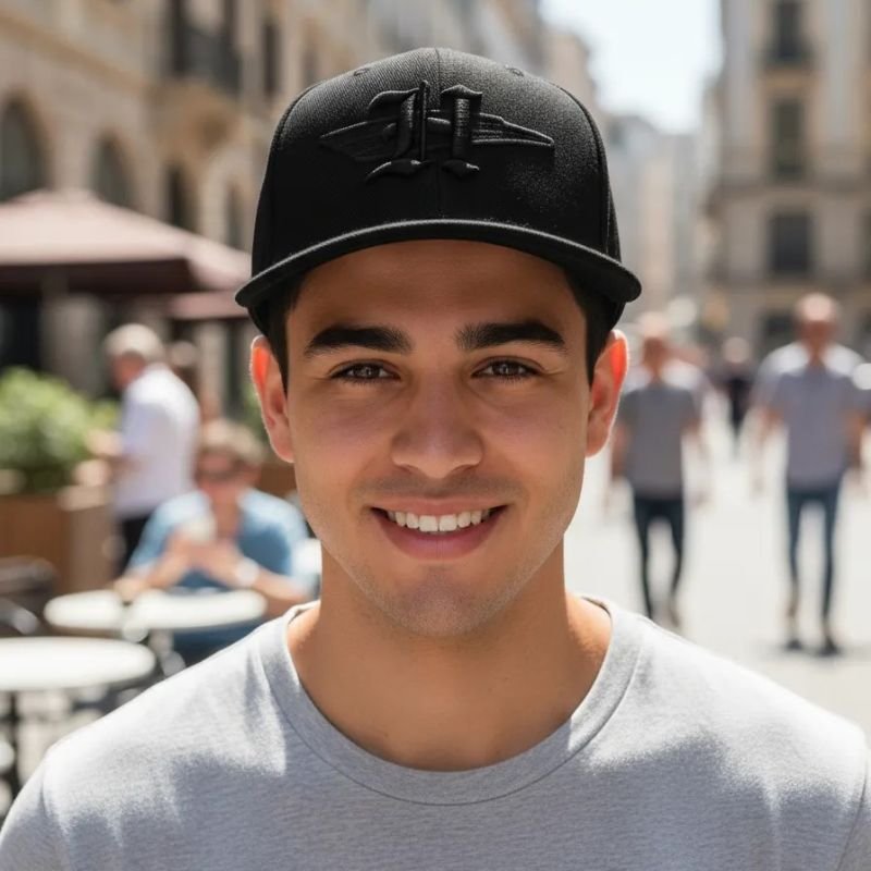 Boné Americano OFL Glitrer Iniciais H