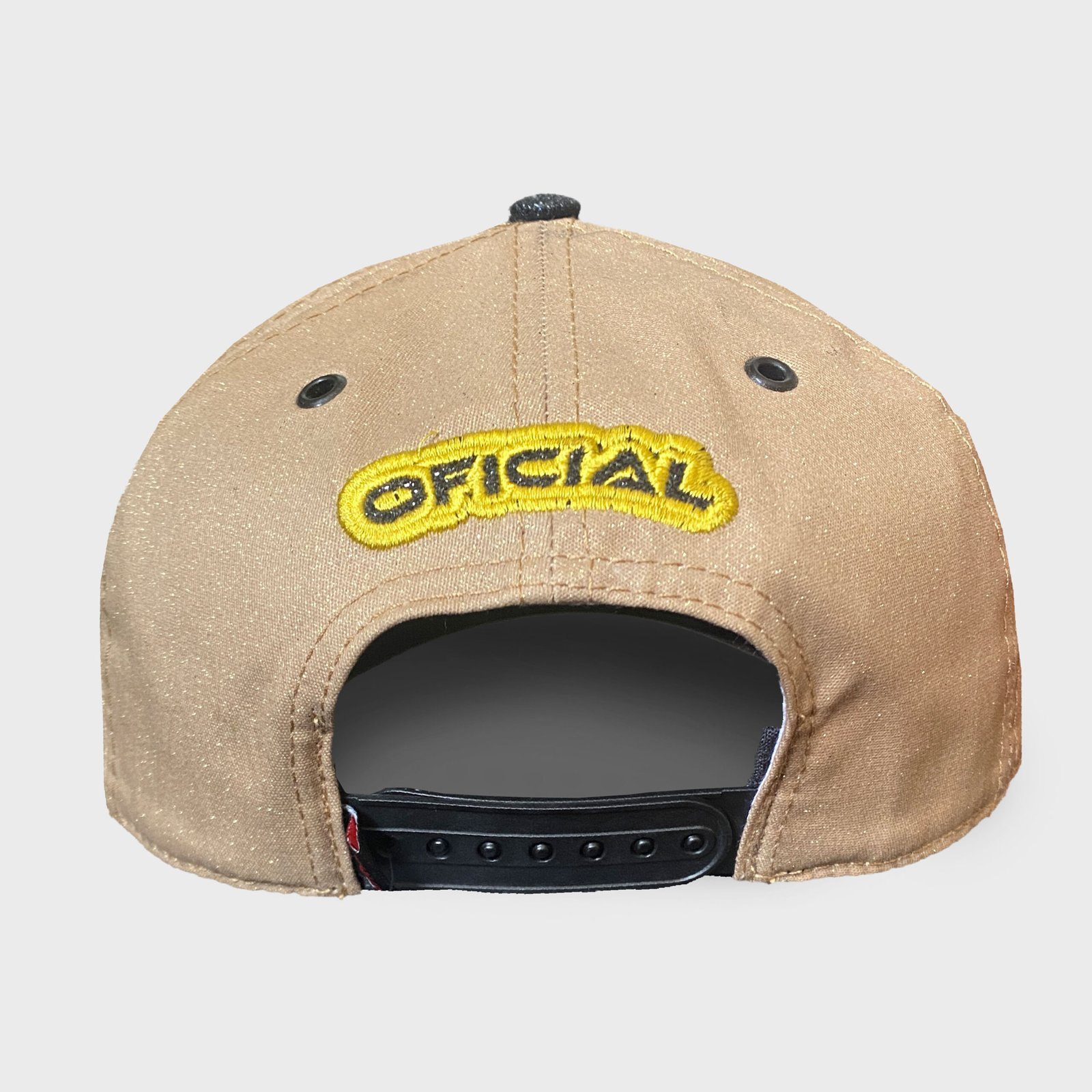 Boné Americano OFL Glitter Embroidery Bege