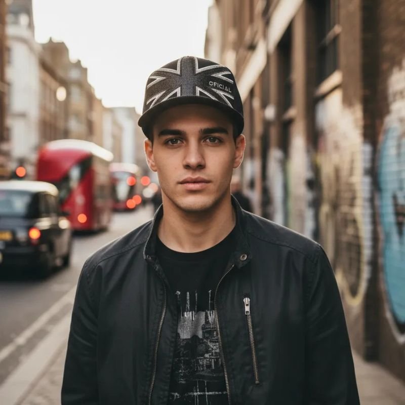 Boné Aroflex OFL Great Britain Nobuk Black ll