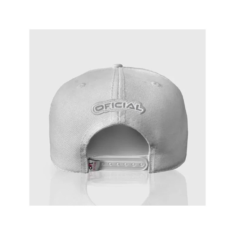 Boné Branco Snapback OFL Iniciais N