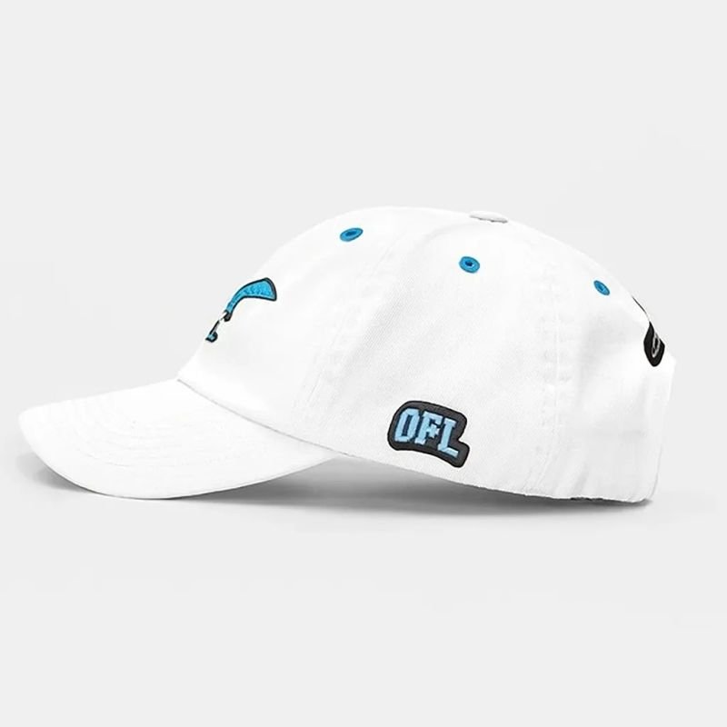 Boné Dad Hat Beisebol OFL Rabbit Branco