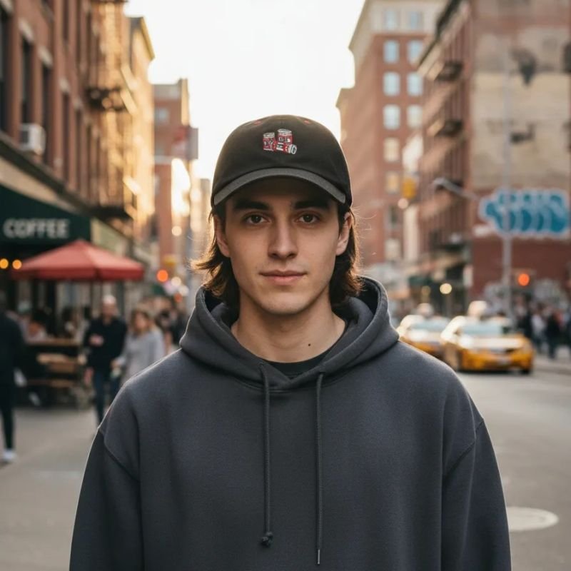 Boné Dad Hat Beisebol OFL Tin Preto - OUTLET