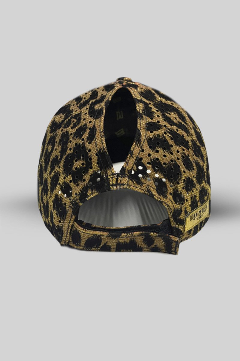 Boné Donna Queen Rabo de Cavalo Animal Furta Cor ouro