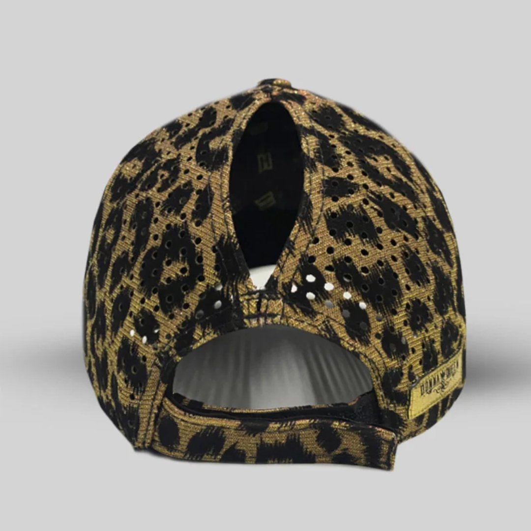 Boné Donna Queen Rabo de Cavalo Animal Furta Cor ouro