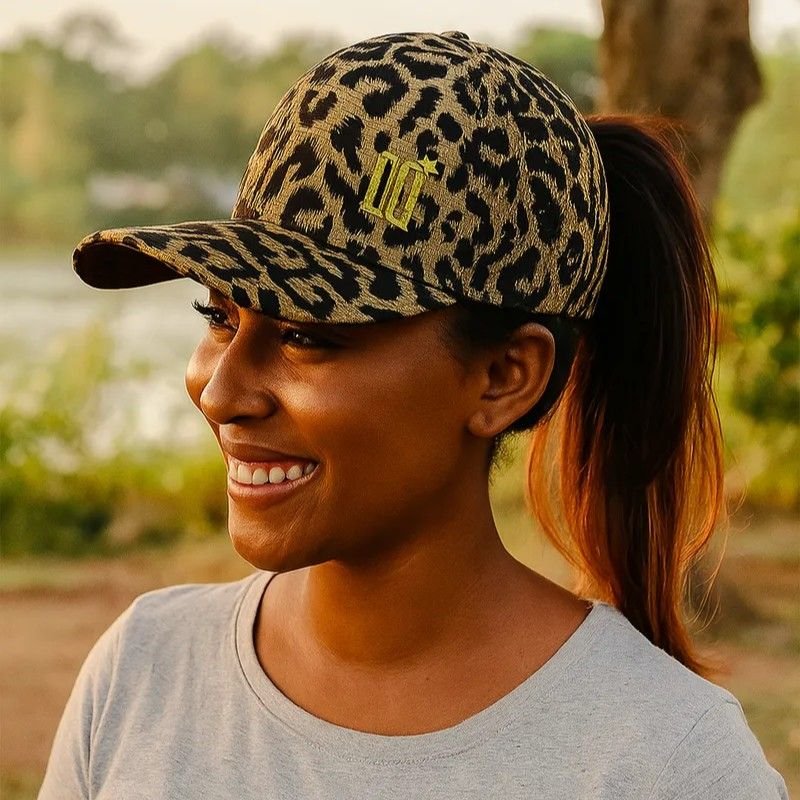 Boné Donna Queen Rabo de Cavalo Animal Furta Cor ouro