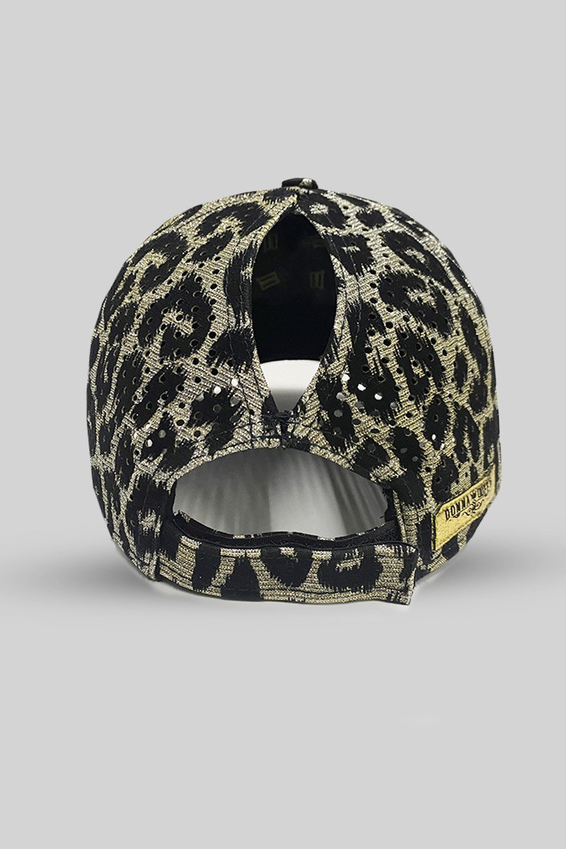 Boné Donna Queen Rabo de Cavalo Animal Furta Cor Preto