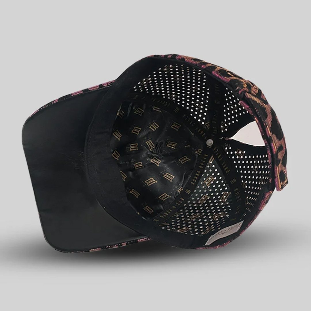 Boné Donna Queen Rabo de Cavalo Animal Furta Cor Rosa