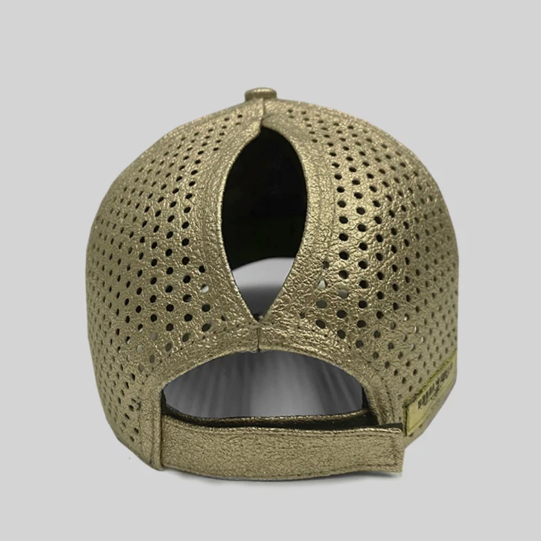 Boné Donna Queen Rabo de Cavalo Dourado