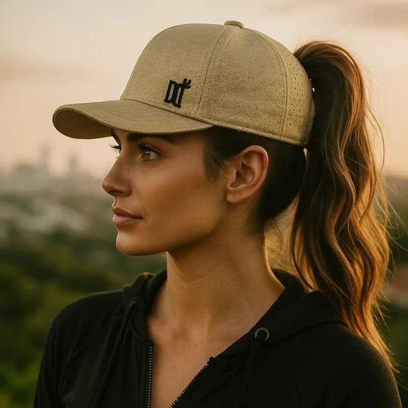 Boné Donna Queen Rabo de Cavalo Dourado