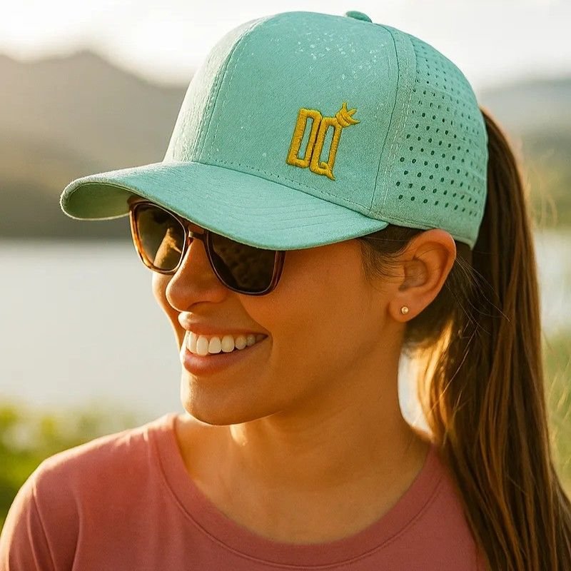 Boné Donna Queen Rabo de Cavalo Furta Cor Turquesa