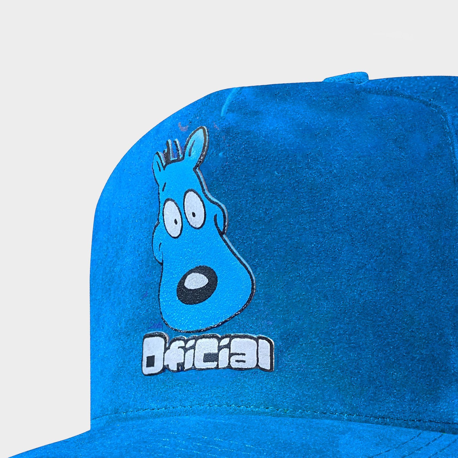 Boné Infantil Aeroflex Kids OFL Costelinha Camurça Azul