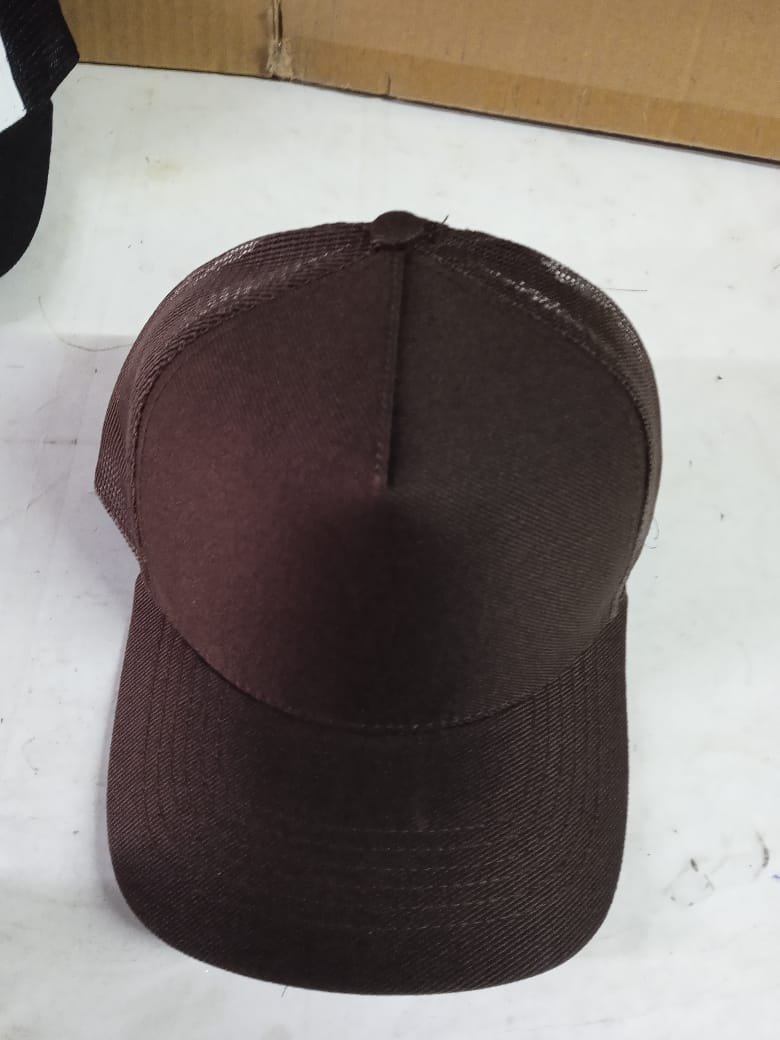 Boné Liso Trucker - Marrom
