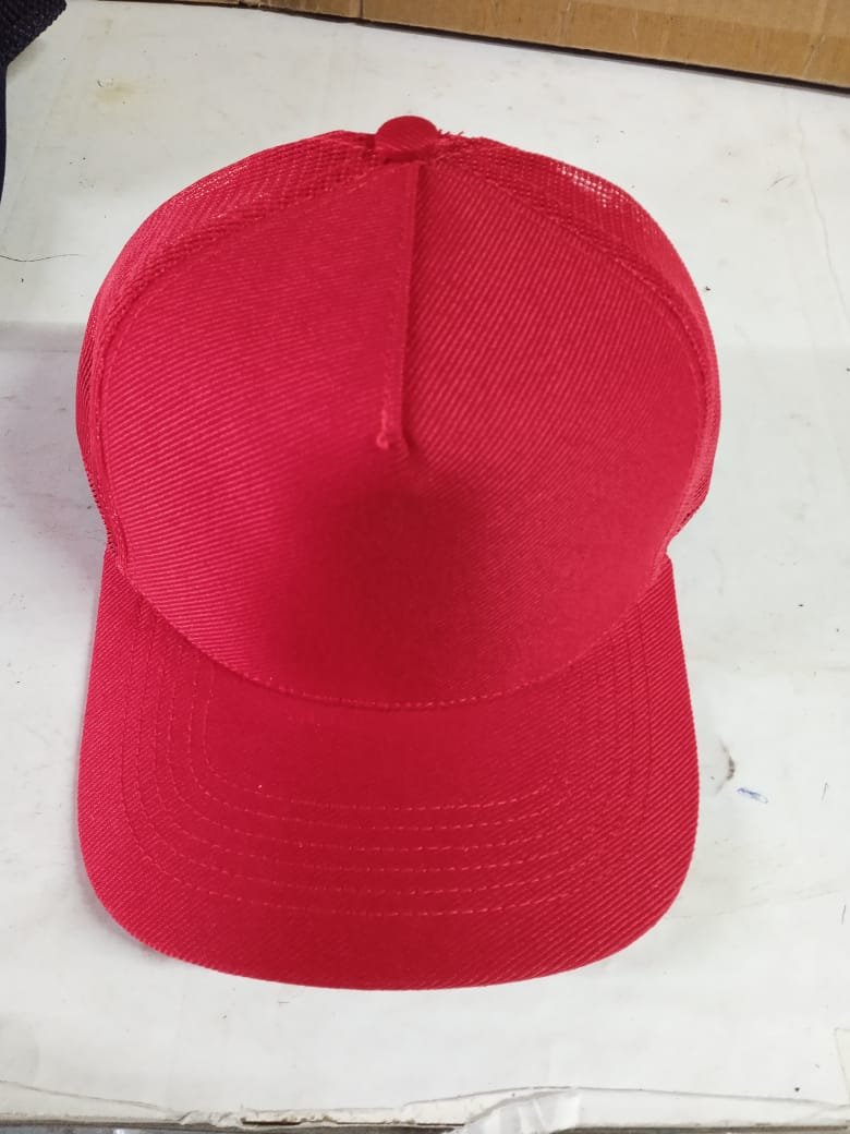 Boné Liso Trucker - Vermelho