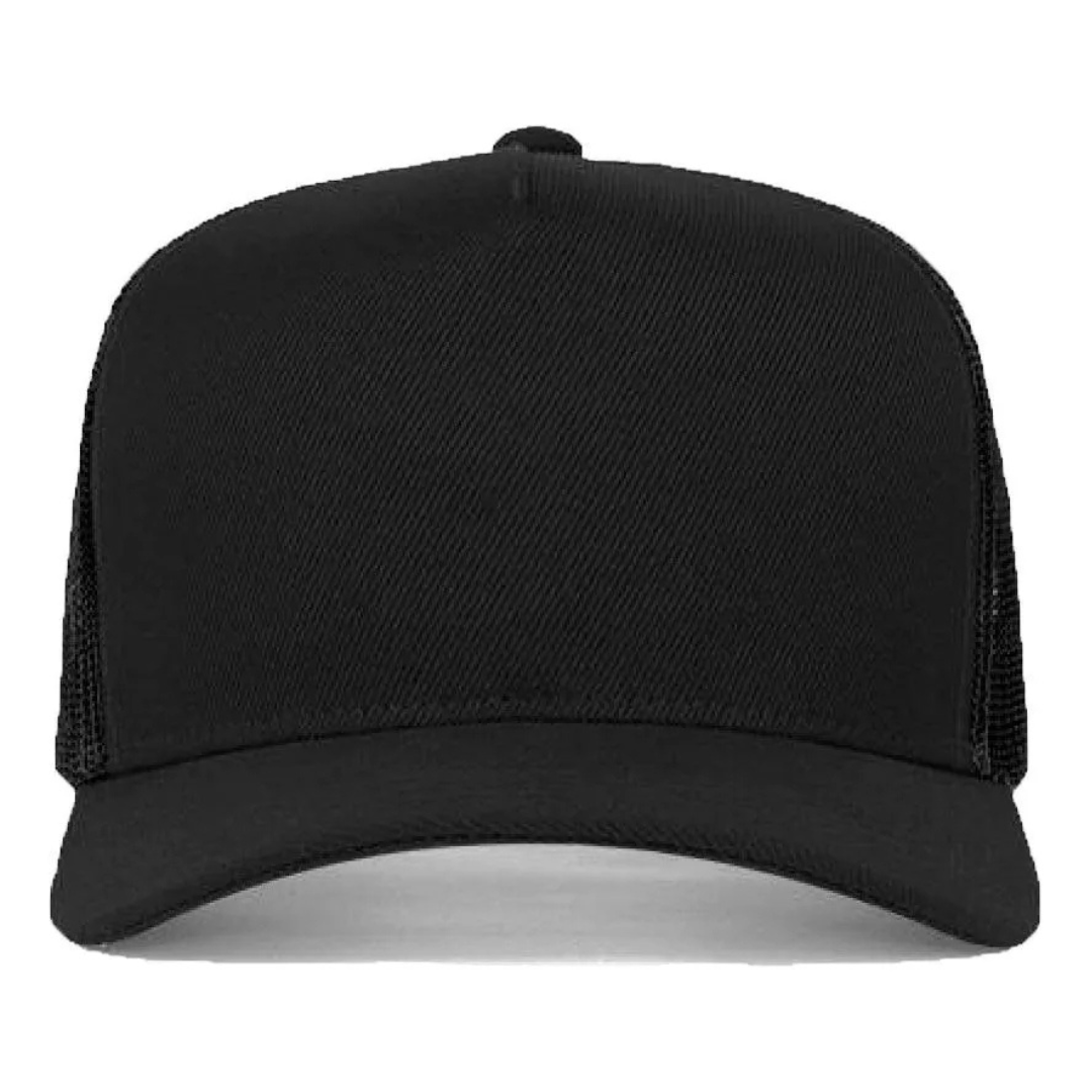 Boné Liso Trucker - Preto