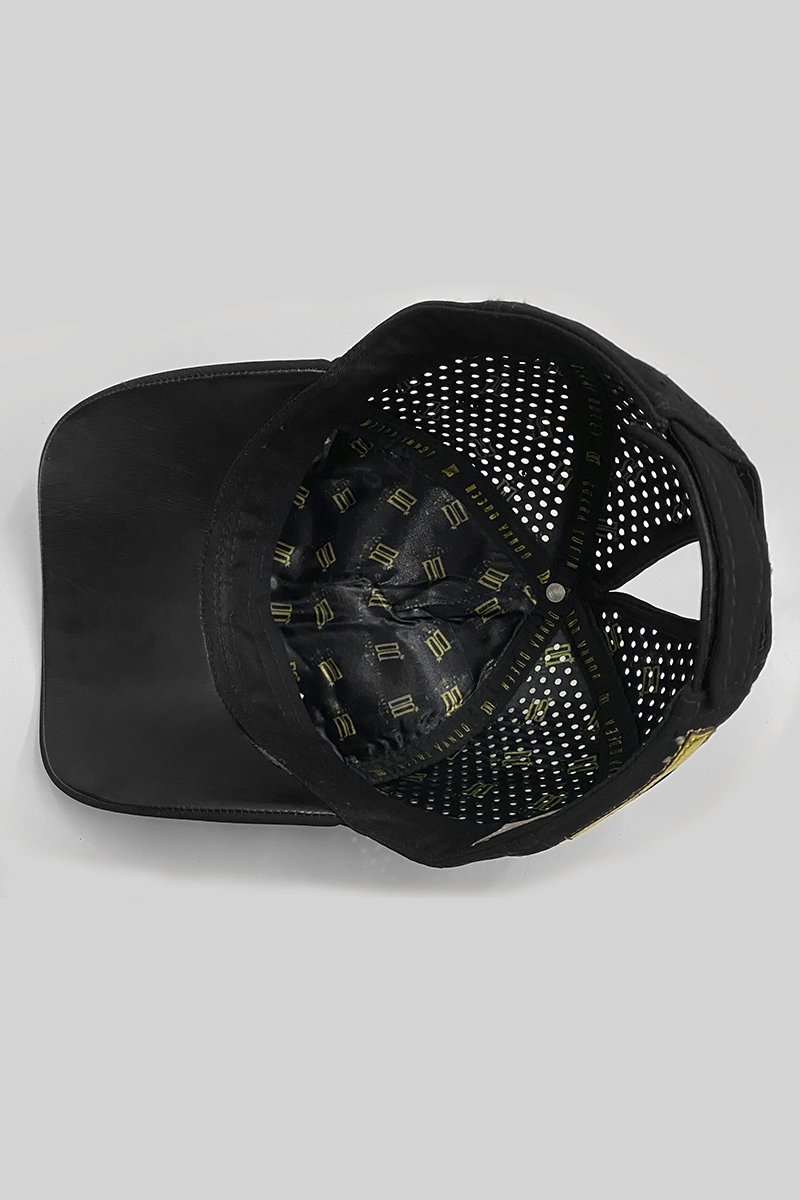 Boné Nobuck Preto Rabo de Cavalo Donna Queen