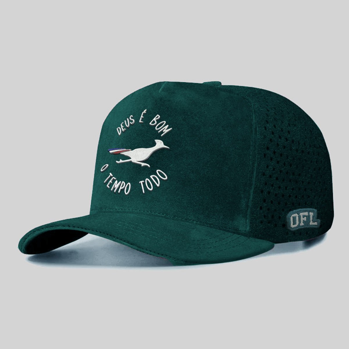 Boné OFL Aerofléx Green Deus é Bom