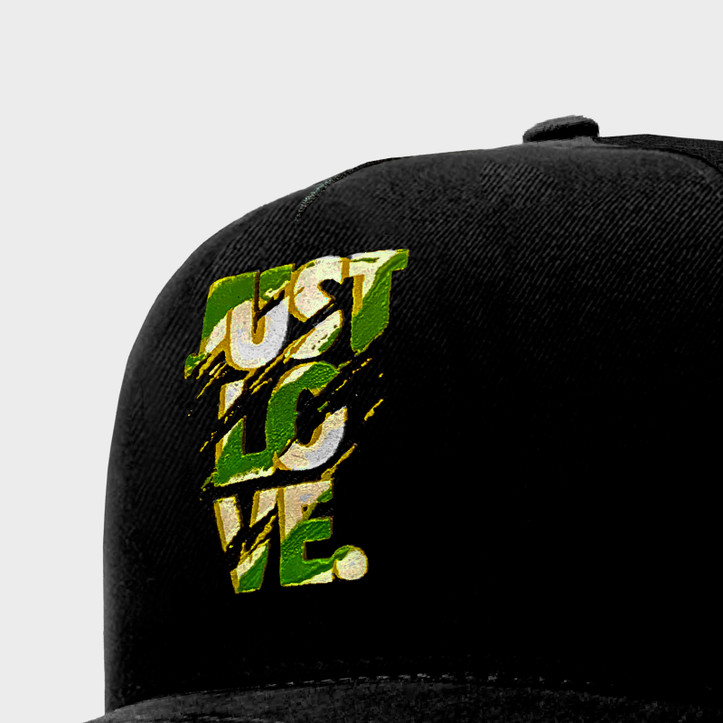 Boné OFL Afro Just Love Black Letther Green