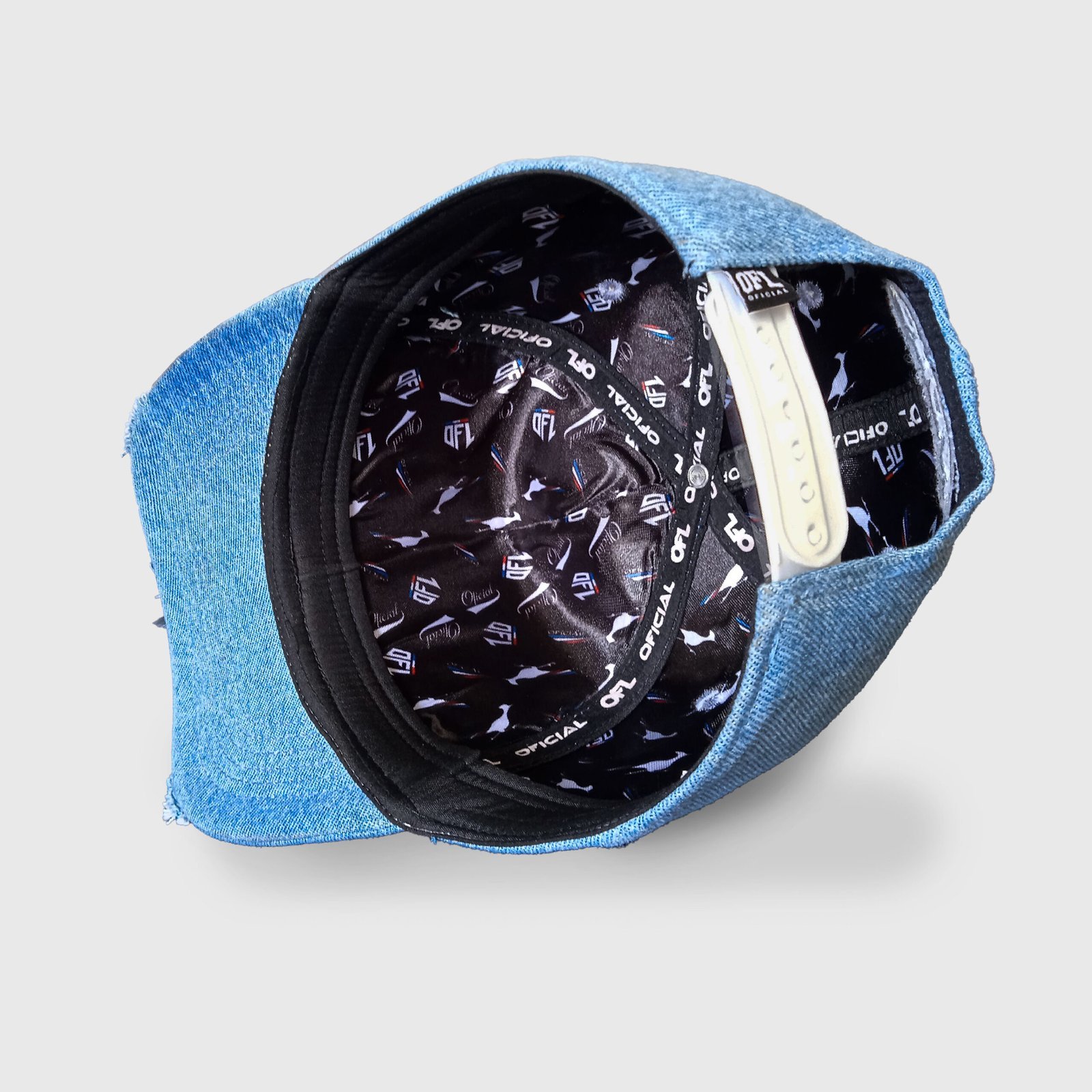 Boné OFL Just Love Style Jeans Rasgado