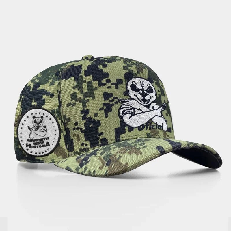 Boné OFL Panda é o Brabo Camuflado