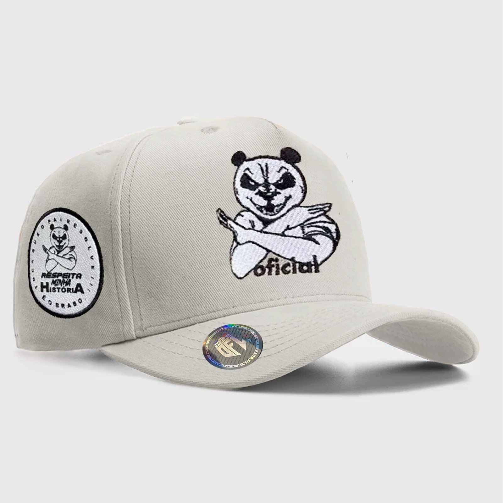 Boné Panda Snapback OFL Respeita Minha História