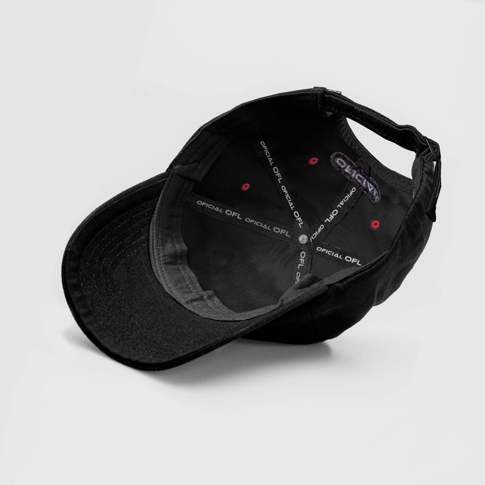 Boné Preto Dad Hat OFL Tin