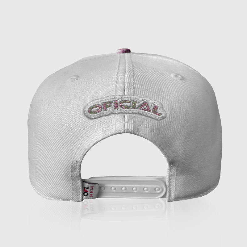 Boné Snapback Aba Glitter Rosa