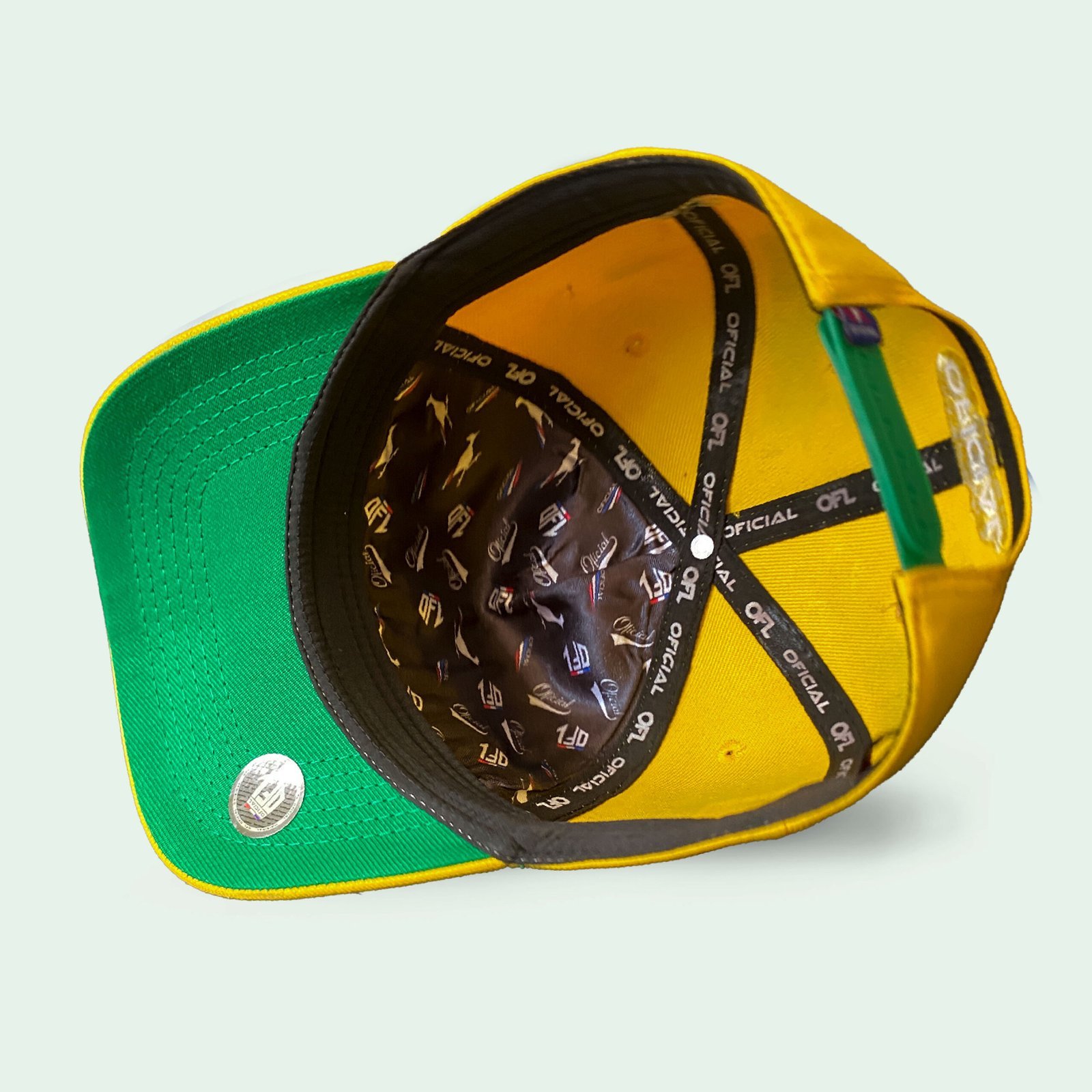 Boné Snapback Brasil OFL Amarelo