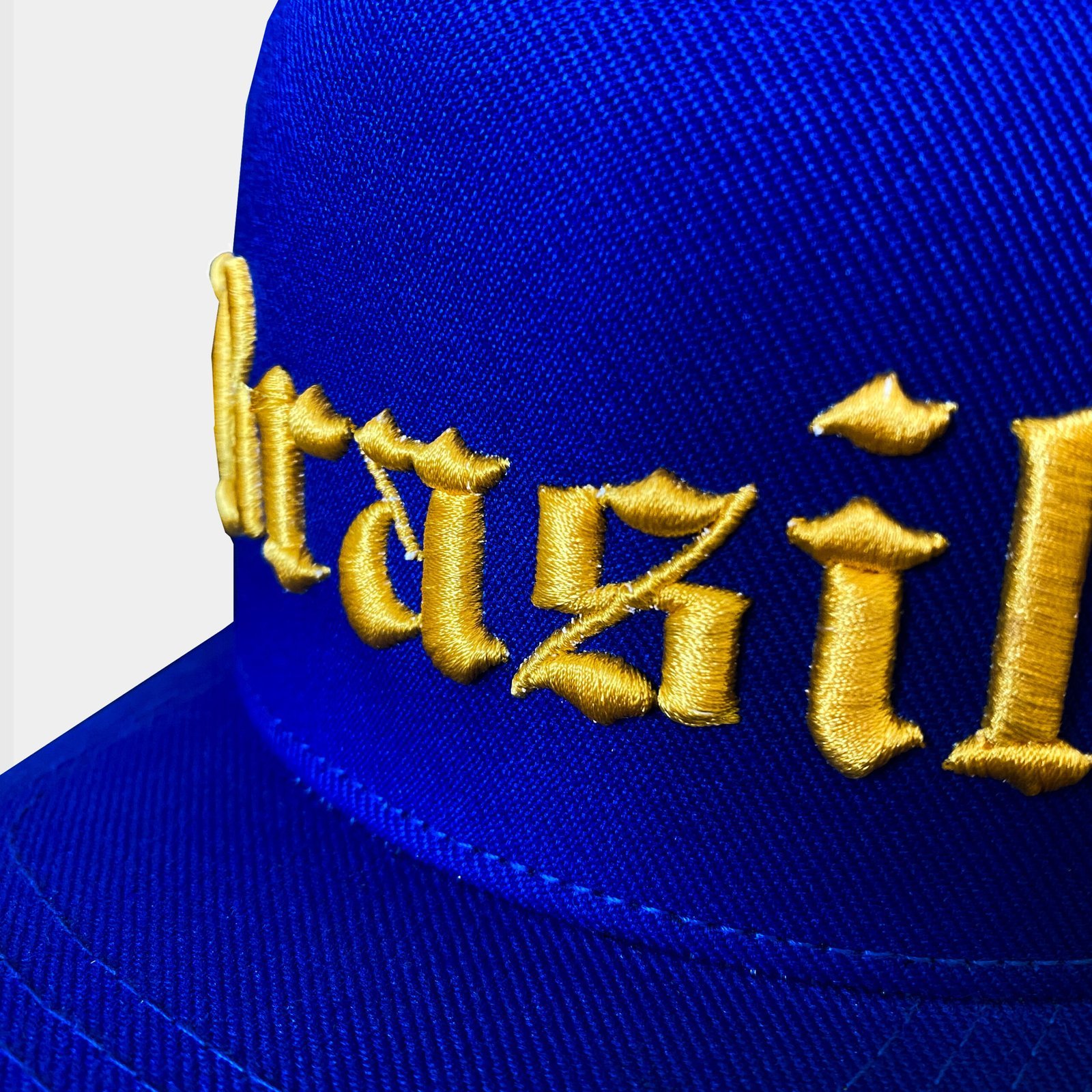 Boné Snapback Brasil OFL Azul - Logo Bordado Alto Relevo