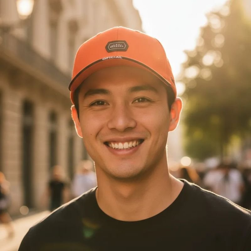 Boné Snapback Fluor Apply Laranja