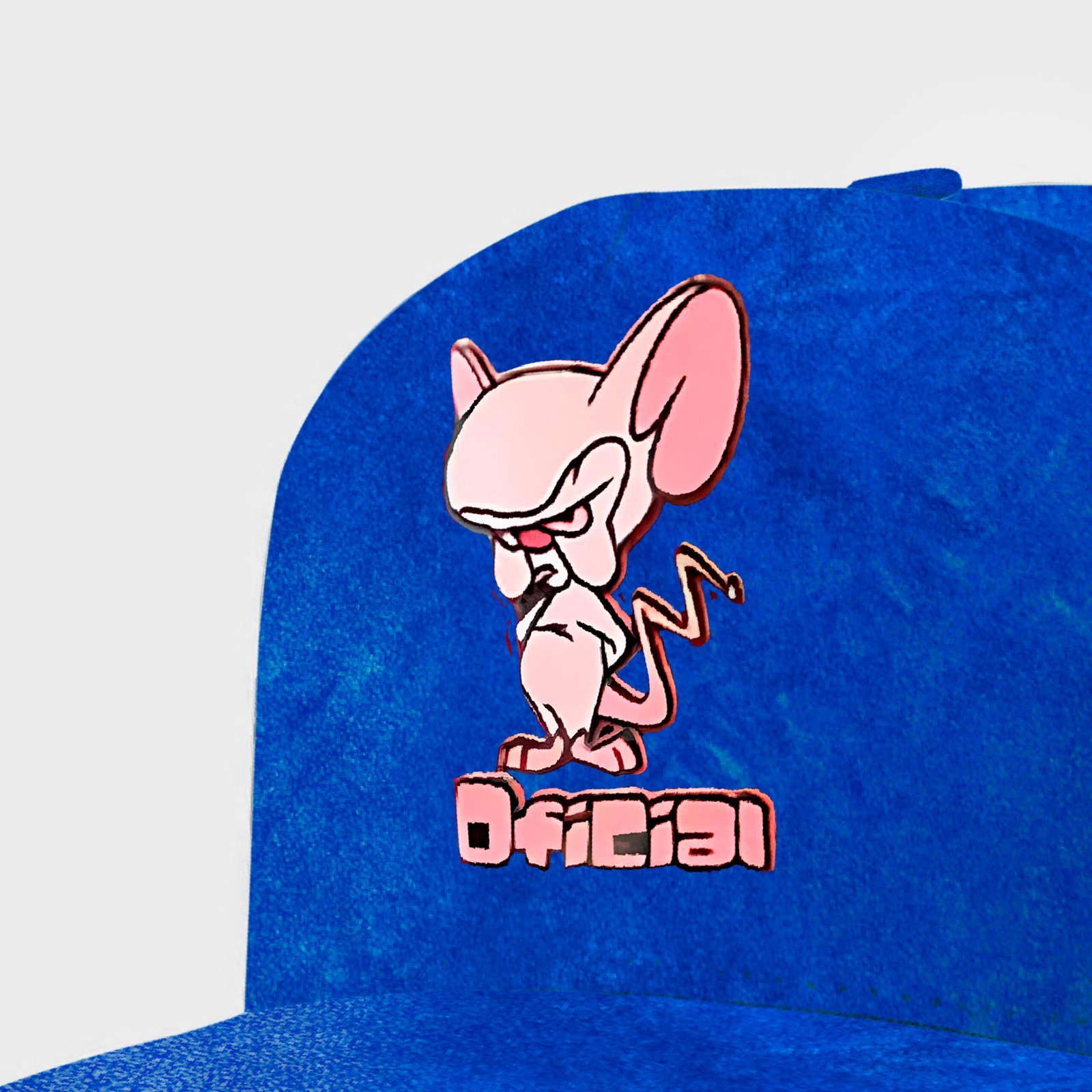 Boné Snapback Kids OFL Cérebro Camurça Azul